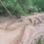 Desbrossament a l'àrea d'esplai de la Font trobada