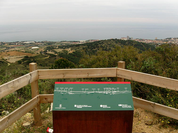 condicionament del mirador dels 9 Pins (Alella)